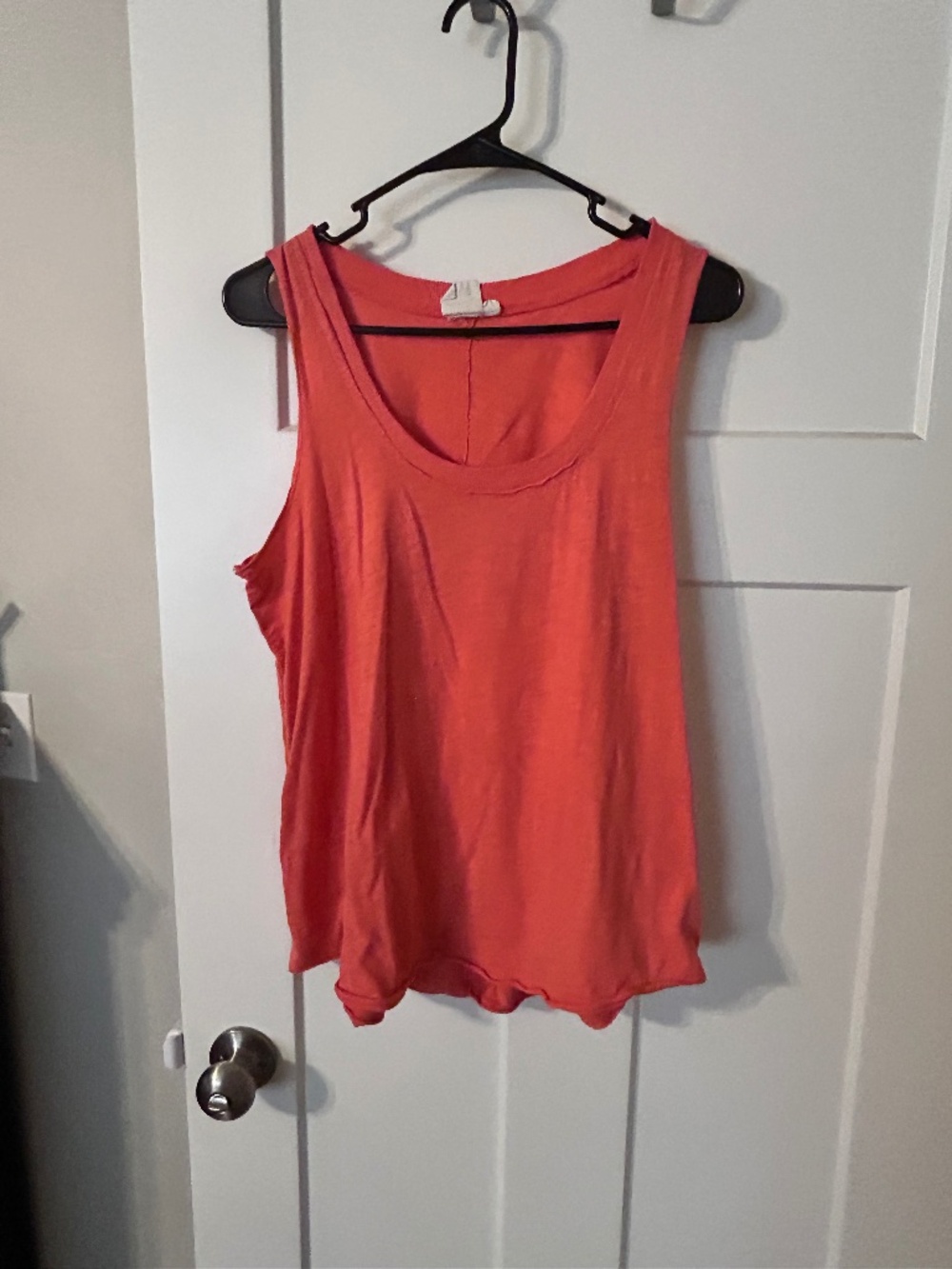 Orange tank top